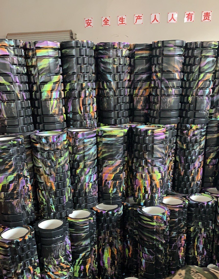 Finished fitness products ready for quality inspection