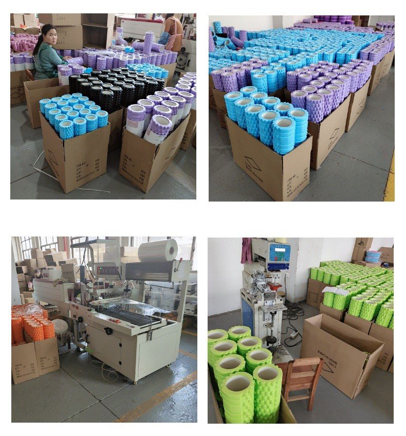 Foam roller manufacturing workshop