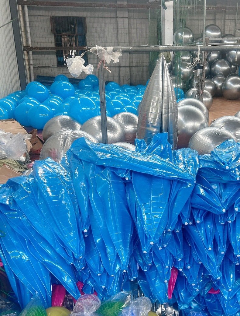 Exercise ball color and branding customization